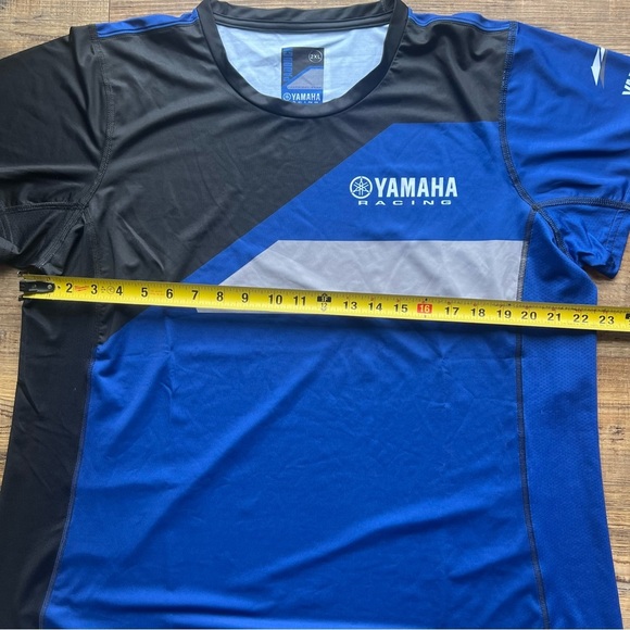 Yamaha Racing Womens Paddock Blue Dri-Fit Short Sleeve T-Shirt Size XL NWT - Picture 3 of 6